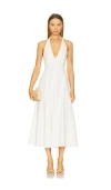 Faithfull The Brand Marie Midi Dress In White