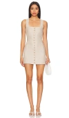 Faithfull The Brand Marinia Mini Dress In Natural