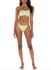 Faithfull The Brand Marseille Top In Roos Tie Dye Lime In Multi