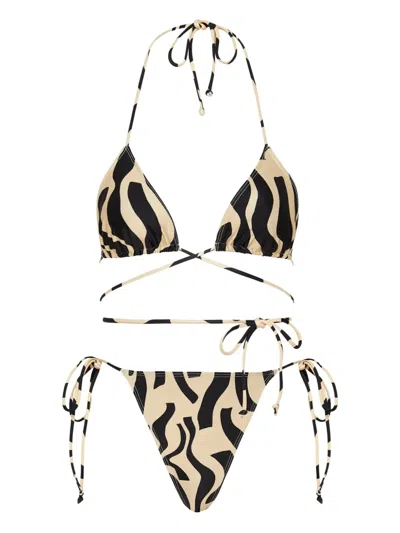 Faithfull The Brand Marzia Bikini Top & Nomi Bikini Bottoms In Multi