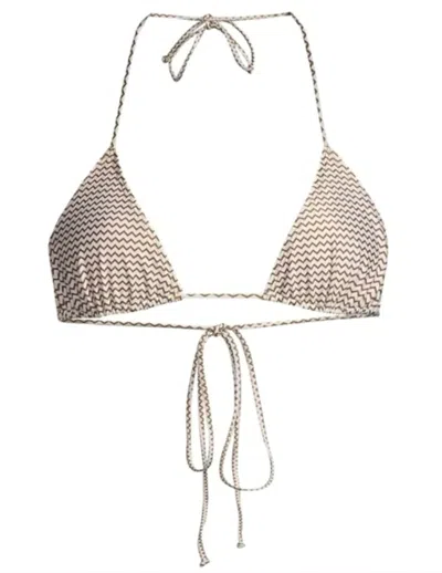 Faithfull The Brand Marzia Bikini Top In Milleha Print In Multi