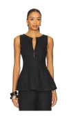 Faithfull The Brand Melia Top In Black