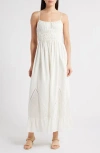 Faithfull The Brand Melina Cotton Voile Maxi Dress In White