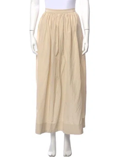 Pre-owned Faithfull The Brand Midi Length Skirt In Neutral