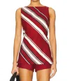 Faithfull The Brand Miel Sleeveless Top In Hydra Strioe In Red