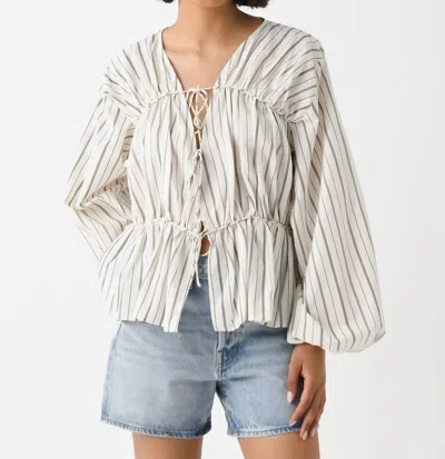 Faithfull The Brand Mondello Top In Trieste Stripe In Multi