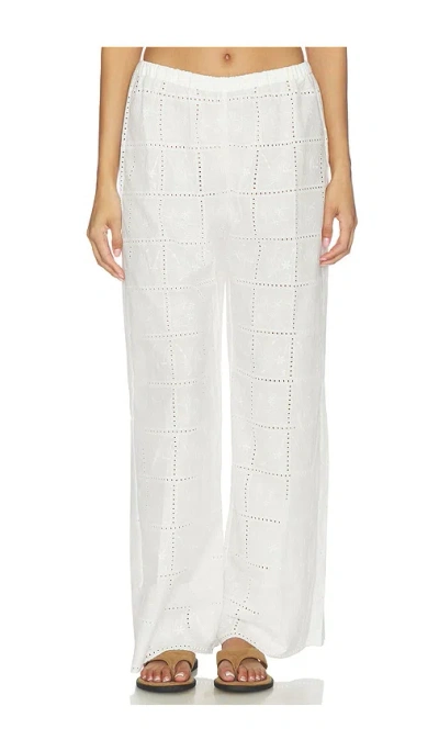 Faithfull The Brand Mora Pant In White