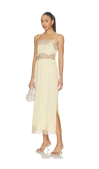 Faithfull The Brand Morris Midi Dress In Neutral