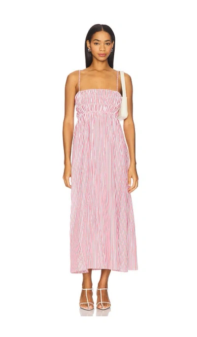 Faithfull The Brand Nica Midi Dress In Pink