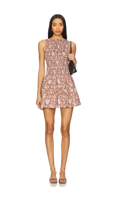 Faithfull The Brand Noa Mini Dress In Sun Flora