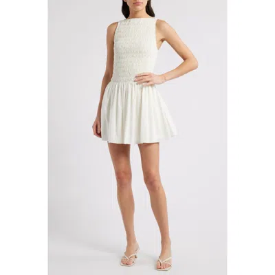 Faithfull The Brand Noa Smocked Minidress In Multicolor