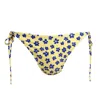 Faithfull The Brand Nomi Bikini Bottoms Floral Blue In Yellow