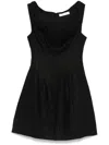 Faithfull The Brand Olmeto Mini Dress In Black