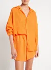 Faithfull The Brand Orange Shirt For Womens In Yellow