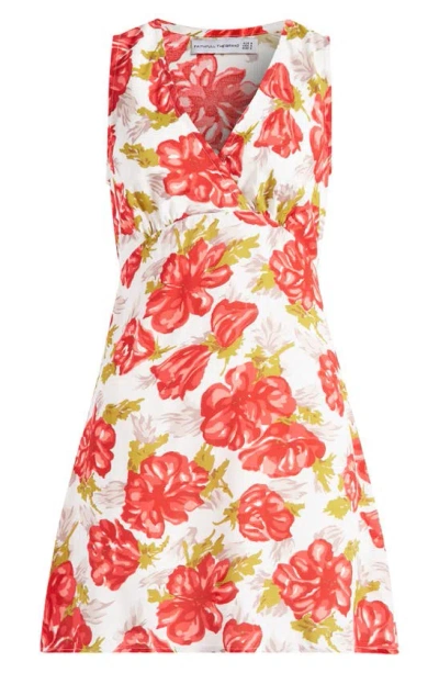 Faithfull The Brand Penna Floral Minidress In Isadora Floral Red
