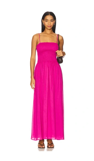 Faithfull The Brand Phoebe Maxi Dress In Pink