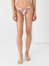 Faithfull The Brand Picone Bikini Bottom In Alessia Paisley In Multi