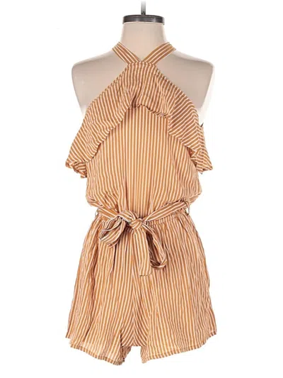 Faithfull The Brand Romper In Orange