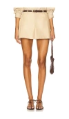 Faithfull The Brand Sable Mini Skirt In Brown