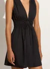 Faithfull The Brand San Michele Mini Dress Black In Black