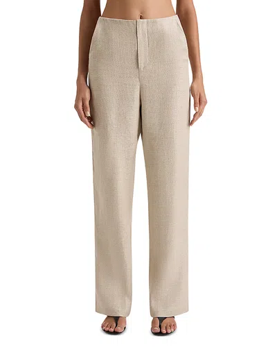Faithfull The Brand Sanne Linen Pants In Oatmeal