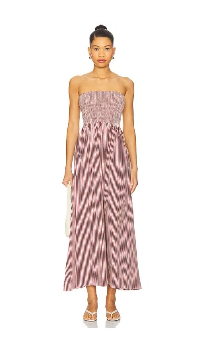 Faithfull The Brand Sanya Maxi Dress In Pink