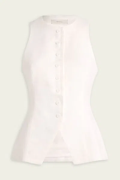 FAITHFULL THE BRAND SEEMA TOP IN WHITE