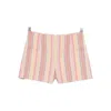 Faithfull The Brand Striped Pocket Shorts In Multi