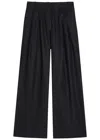 Faithfull The Brand Sofia Pleated Wide-leg Linen Trousers In Multi