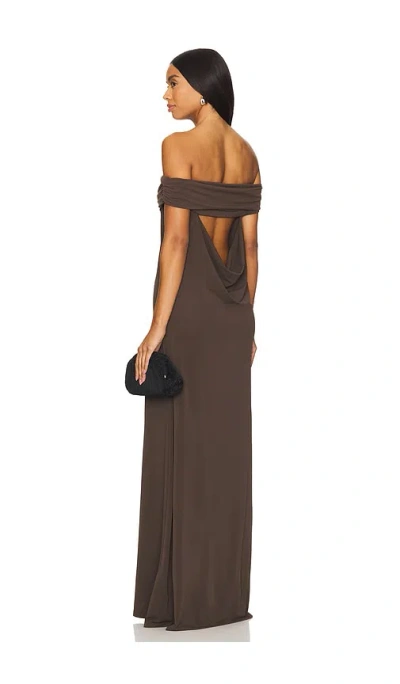 Faithfull The Brand Maxikleid Sofie In Chocolate