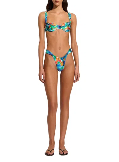 Faithfull The Brand Sol Bikini Top In Luma Floral In Multi
