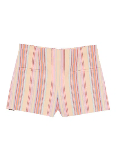 FAITHFULL THE BRAND STRIPED POCKET SHORTS