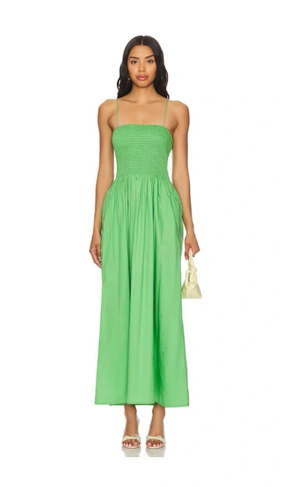 Faithfull The Brand Tergu Maxi Dress In Mint