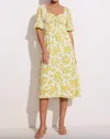 Faithfull The Brand Velika Midi Dress In Morello Floral Print In Multi