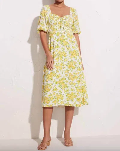 Faithfull The Brand Velika Midi Dress In Morello Floral Print In Multi