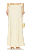 Faithfull The Brand X Revolve Antibes Skirt In Lemon