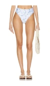 Faithfull The Brand X Revolve Chania Bikini Bottoms In Lois
