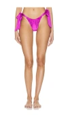 Faithfull The Brand X Revolve Costa Bikini Bottoms In Magenta