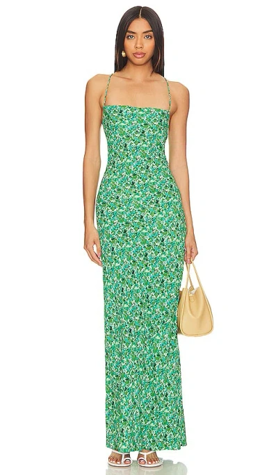 Faithfull The Brand X Revolve Lusia Midi Dress In 绿色花卉