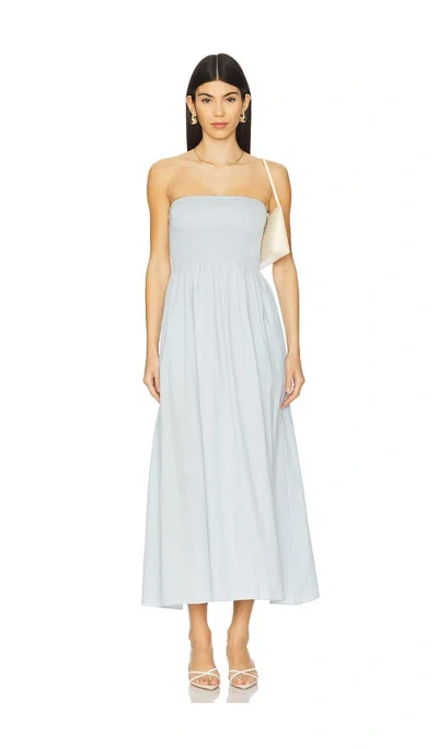 Faithfull The Brand X Revolve Madella Midi Dress In Baby Blue