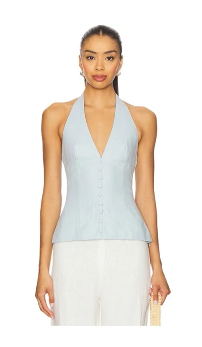Faithfull The Brand X Revolve Marie Top In Blue