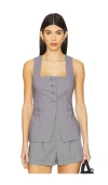 Faithfull The Brand X Revolve Maya Vest In Black