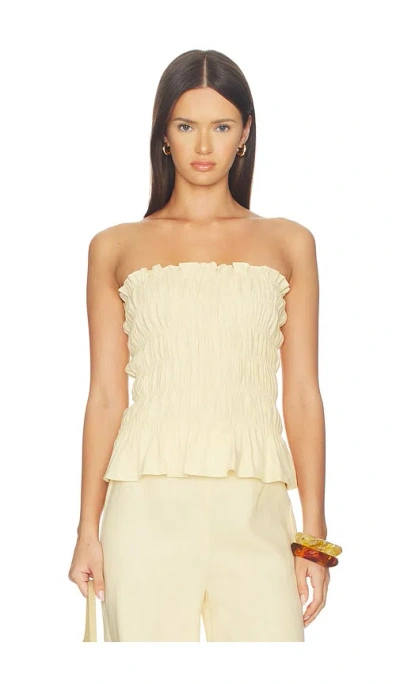 Faithfull Tiera Top In Yellow