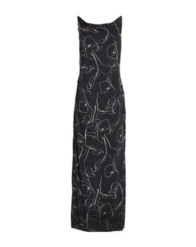 Faithfull Woman Maxi Dress Midnight Blue Size 8 Rayon