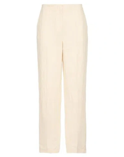 Faithfull Woman Pants Beige Size 0 Viscose, Linen In Neutral