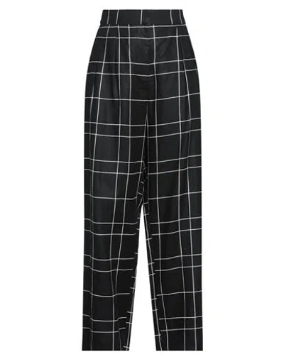 Faithfull Woman Pants Black Size 8 Linen