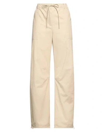 Faithfull Woman Pants Sand Size 8 Cotton