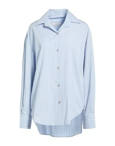 Faithfull Woman Shirt Light Blue Size 4 Cotton