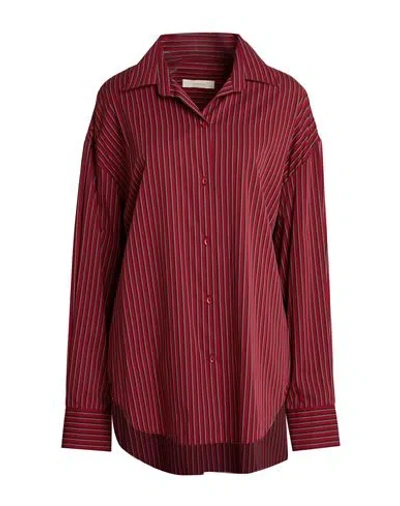 Faithfull Woman Shirt Red Size 0 Cotton