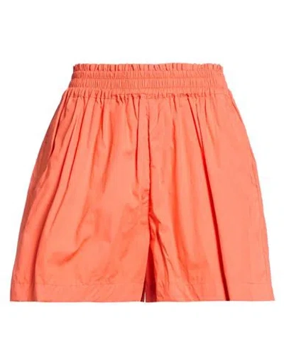 Faithfull Woman Shorts & Bermuda Shorts Orange Size 8 Cotton
